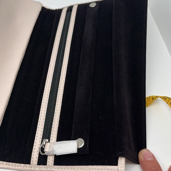 Pandora Unforgettable Moment Jewelry Travel Case Blush Leather Wallet Clutch NEW - Picture 8 of 9